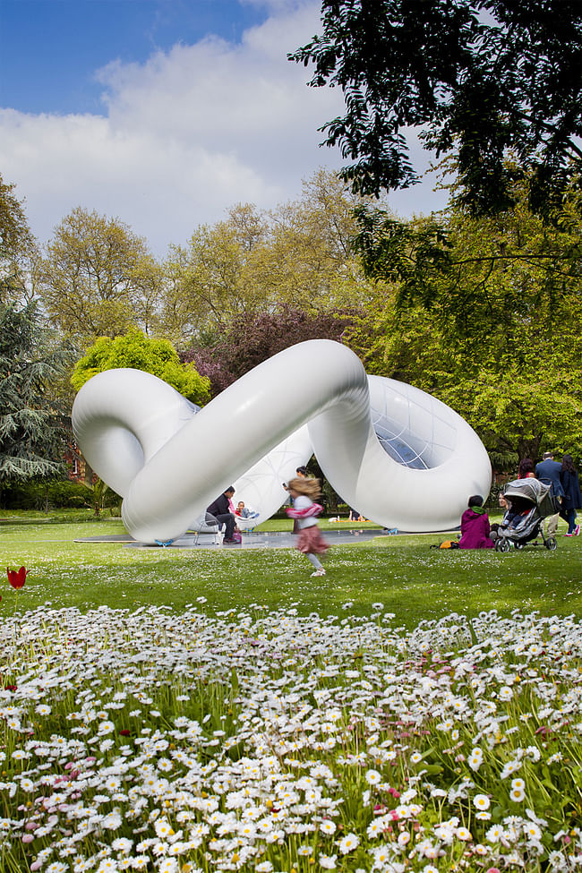 Peace Pavilion in London, UK by ATELIER ZÜNDEL CRISTEA; Photo: Sergio Grazia