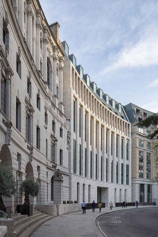 8 Finsbury Circus by WilkinsonEyre. Location: City of London. Photo: Dirk Lindner.