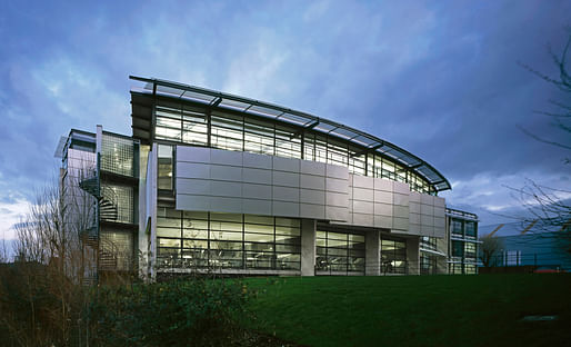 Centenary Building, University of Salford​, by Hodder + Partners, located in Greater Manchester, EN. Image: Hodder + Partners. 