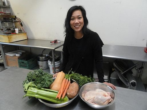 Nancy Liao, the founder and chef of Zoe's Premium dog food. Credit Will Yakowicz 