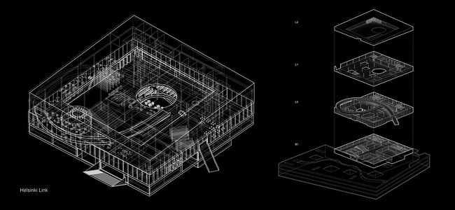 Axonometric view (Image: Kutonotuk)