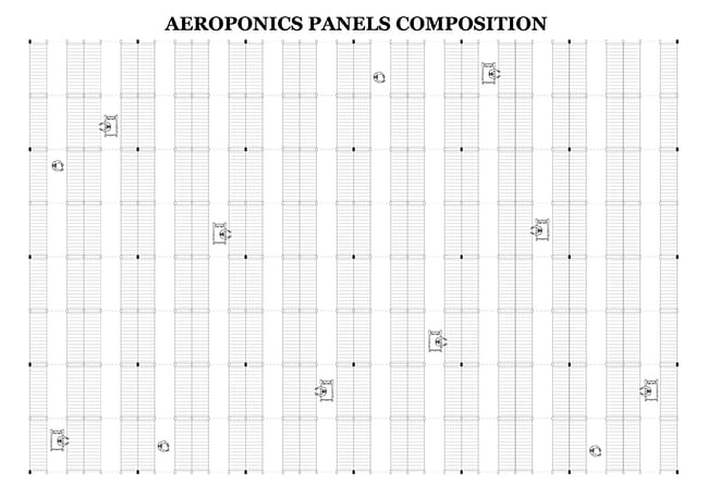 Aeroponics Panel Composition. Image courtesy of conceptual devices.