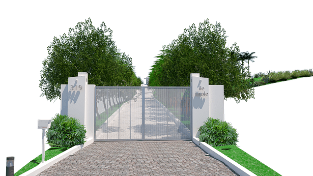 Entry Gate Elevation