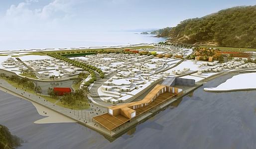 Experts are working on a masterplan to rebuild the coastal city of Mehuin, which was devastated by the post-quake tsunami that struck in 2010. Image courtesty of Biskupovic Arquitectos, Chile.