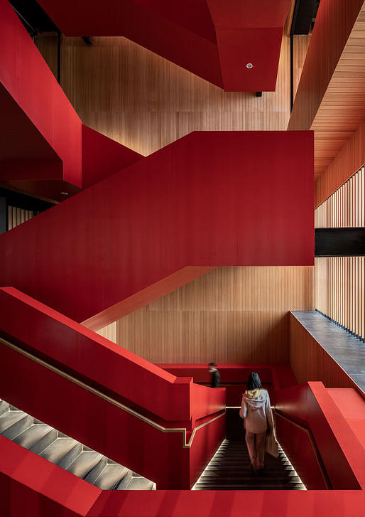 The new Tainan Public Library in Taiwan, designed by Mecanoo and MAYU Architects. Photo: Ethan Lee.