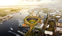 Oakland Athletics present BIG's circular redesign of proposed Howard Terminal Ballpark