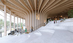 Henning Larsen unveils new mass timber 'World of Volvo' center in Gothenburg