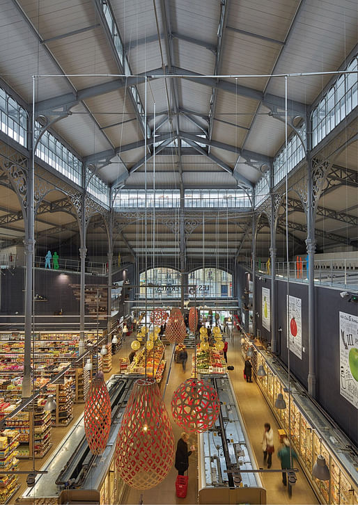 Secrétan Covered Market in Paris, France; Renovated by Architecture Patrick Mauger