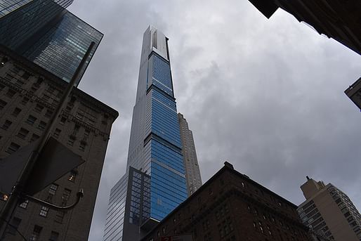 Central Park Tower. Image: <a href="https://commons.wikimedia.org/wiki/File:Central_Park_Tower_from_street_2020.jpg">Wikimedia Commons</a> (CC BY-SA 4.0)