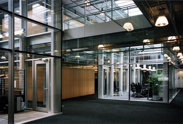 R + D Building - interior