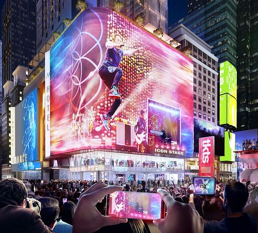 Palace Theater redevelopment in NYC. Image: TSX Broadway.
