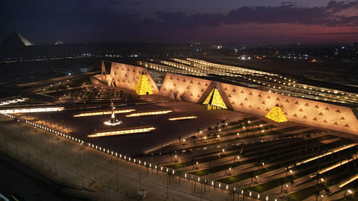 Grand Egyptian Museum in Giza, Egypt from Heneghan Peng Architects. Image: © Grand Egyptian Museum