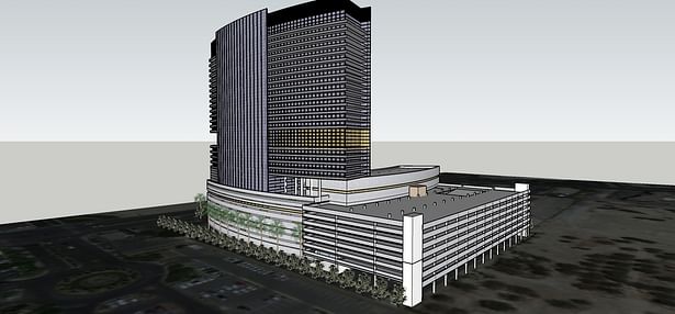 Hotel and Casino Sketch-up model