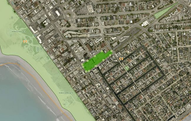 The location of the development. Image via City of Los Angeles