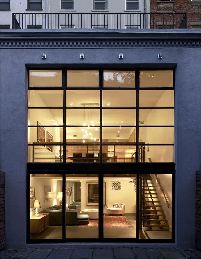 Brooklyn Heights Brownstone by Delson or Sherman Architects.