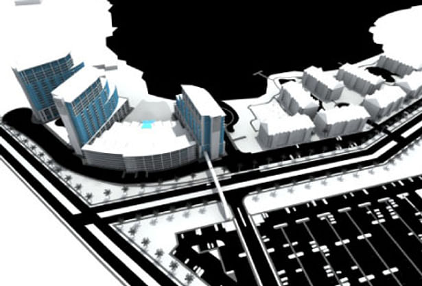 3D Model of Master Plan for Grand Beach Resort in Orlando, FL