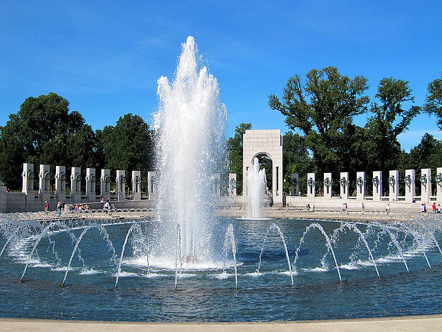 World War II memorial in Washington, DC, via flickr user markus.
