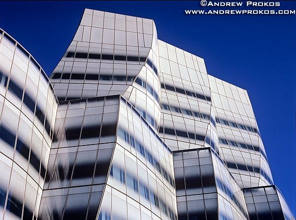 IAC Building Detail - Gehry Partners. Photo © Andrew Prokos.
