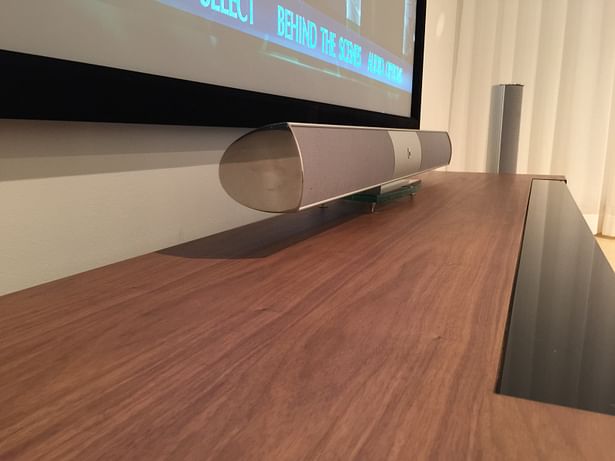Epson Pro Cinema 4030 with 95' Projection Screen, Private Home Theater Installation South Beach Miami by dmg Martinez Group