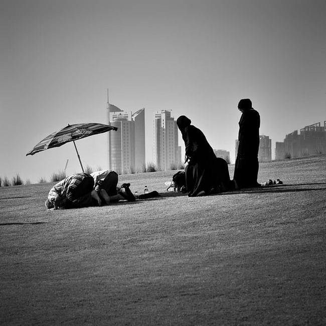 ‘Ṣalāt’, Museum of Islamic Art park, Doha. © Pygmalion Karatzas
