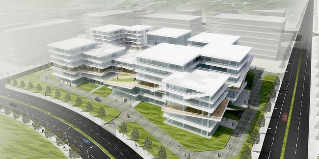 Aerial view (Image: LYCS Architecture)
