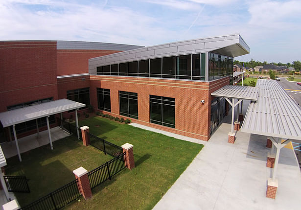 Lake Carolina Upper Elementary School. Architectural Design by Stevens & Wilkinson