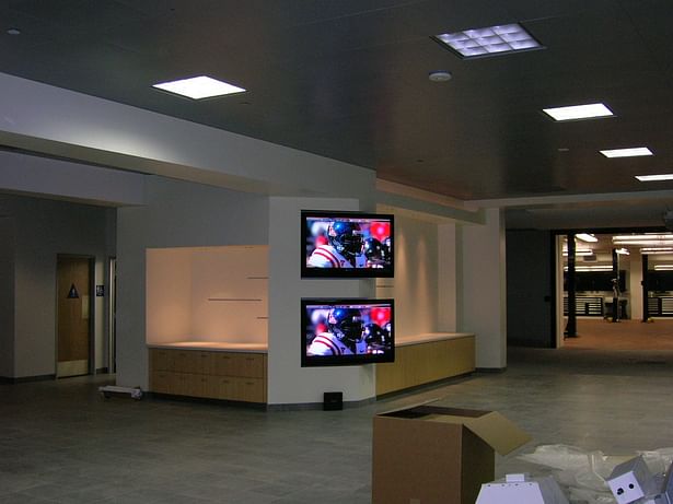 Retail display area, lower level