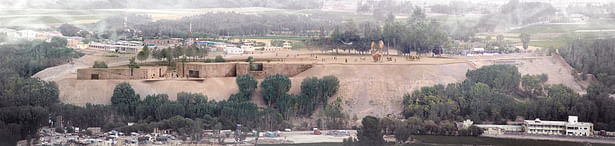 Buddha cliff perspective 