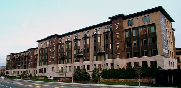 WEST SIDE VIEW OF TYPICAL CONDOMINIUM BUILDING