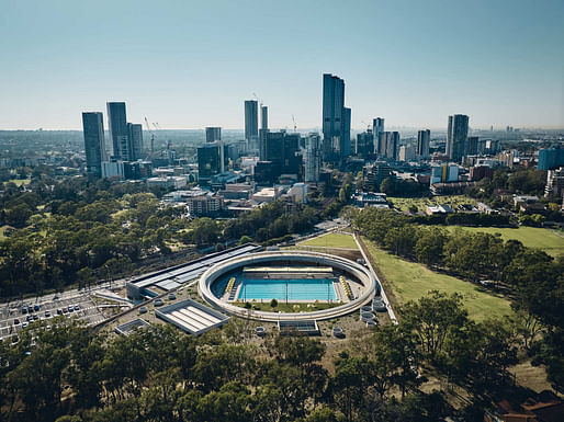 Sport winner Parramatta Aquatic Centre by Grimshaw and ABA with McGregor Coxall. Image: © Peter Bennetts