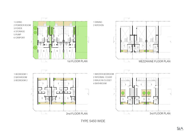 Unit Plans, photograph by Somdoon Architects