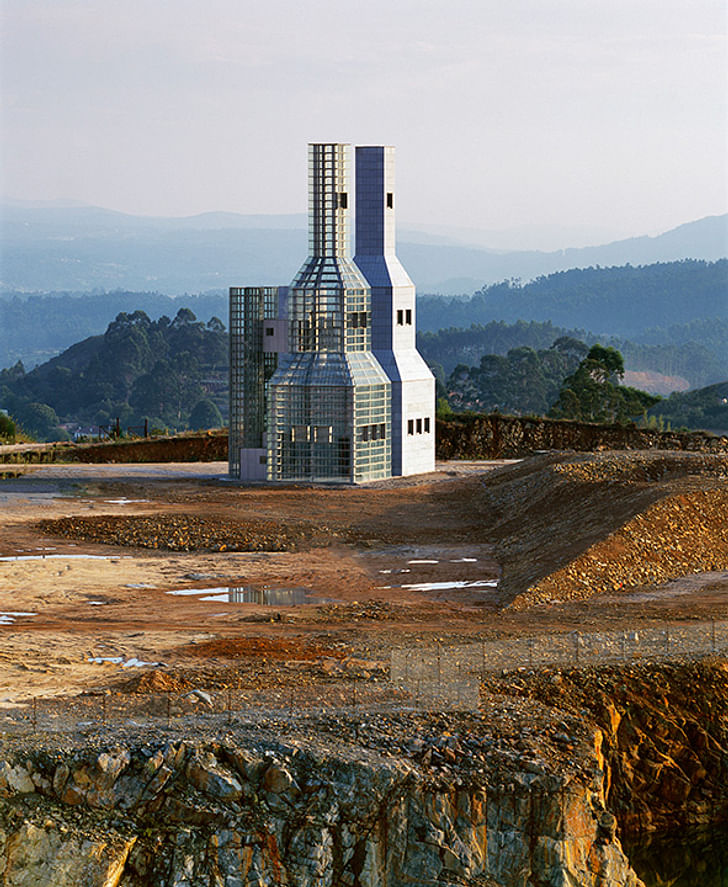 John Hejduk Memorial Towers by John Hejduk Architect, Santiago de Compostella, Spain 2003. Image © Alan Karchmer.