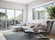 Livingroom 3d rendering for El Paso project