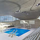 London: London Aquatics Centre by Zaha Hadid Architects. Photo: Hufton + Crow