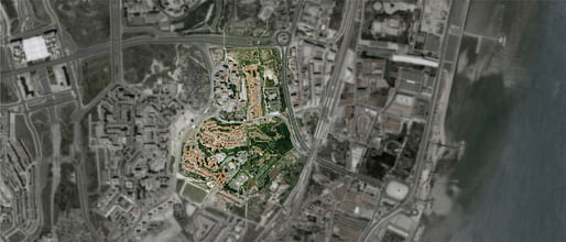 Aerial photo of the PRODAC neighborhood (Image: ateliermob)