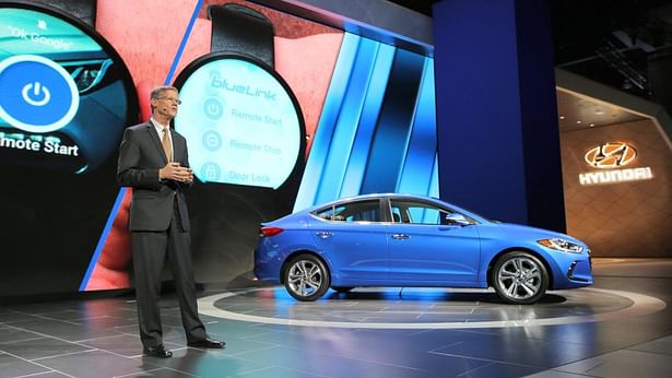  The press highlight at LAAS was the North America debut of the new 2017 Elantra.