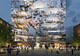 Low resolution: MVRDV's new pixely mixed-used building for Esslingen, Germany. © MVRDV