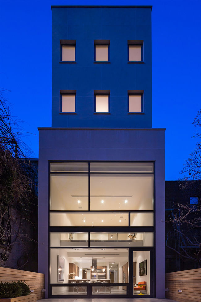 Townhouse for Art Collectors in New York, NY by Turett Collaborative Architects