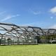 Inspired by the local rain trees, the ETFE canopy blends well with the green environment.