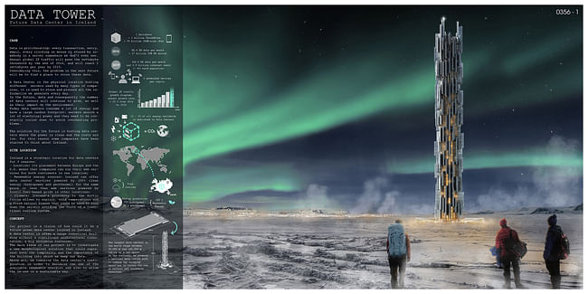 3rd place: 'Data Tower' by Valeria Mercuri and Marco Merletti | Italy