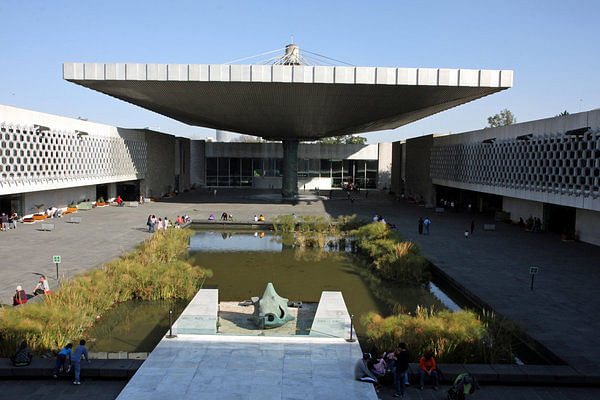 The Museum of Anthropology in Mexico City is one of the signature works of architect Pedro Ramirez Vazquez, who died April 16 at 94. (Gregory Payan / Associated Press)
