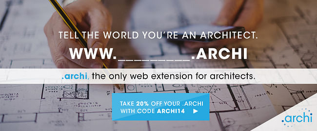Learn more about .ARCHI at http://www.domains.archi
