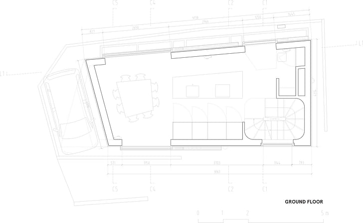 Floor plan 0, courtesy of Wiel Arets Architects (WAA)
