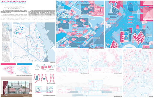 'Dead Ends Aren't Dead' by Bianca Lin and Wilson Fung and Joshua Park. Image: AIA Los Angeles. 