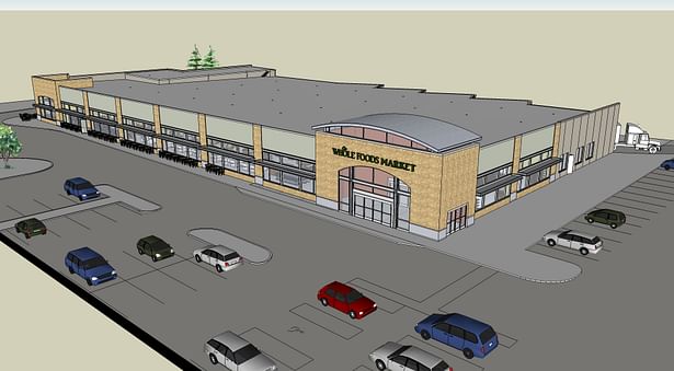 WFM Fairfield - Aerial view at front entrance