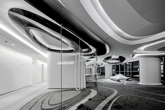 Sky SOHO Leasing Showroom in Shanghai, China by GAP Architects; Photo: Raymond Lau/Jerry Yin