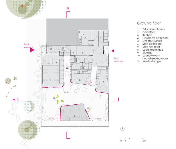 Plan of the ground floor