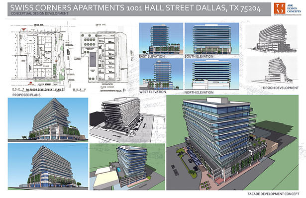 10 stories Apartment Housing 3 level parking and retail first floor (Mix-Use)Dallas TX
