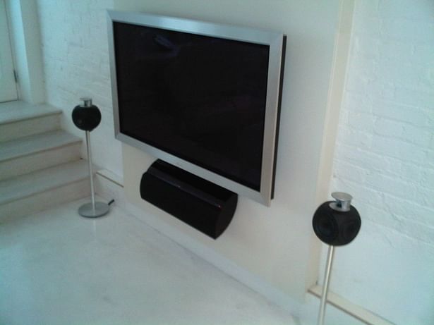 B&o BeoLab 3, BeoLab 4000 Speaker and BeoVision 4 50' Installation Capitol Hill, Washington, DC by dmg Martinez Group