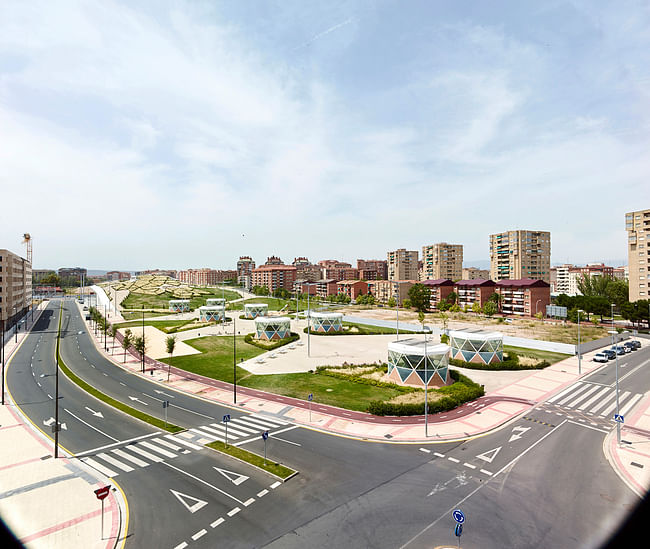 Public Equipment: Urban Park and Transportation Hub in Logroño, Spain by Ábalos + Sentkiewicz Arquitectos + Arquitectura Agronomia. Photo: Jose Hevia.
